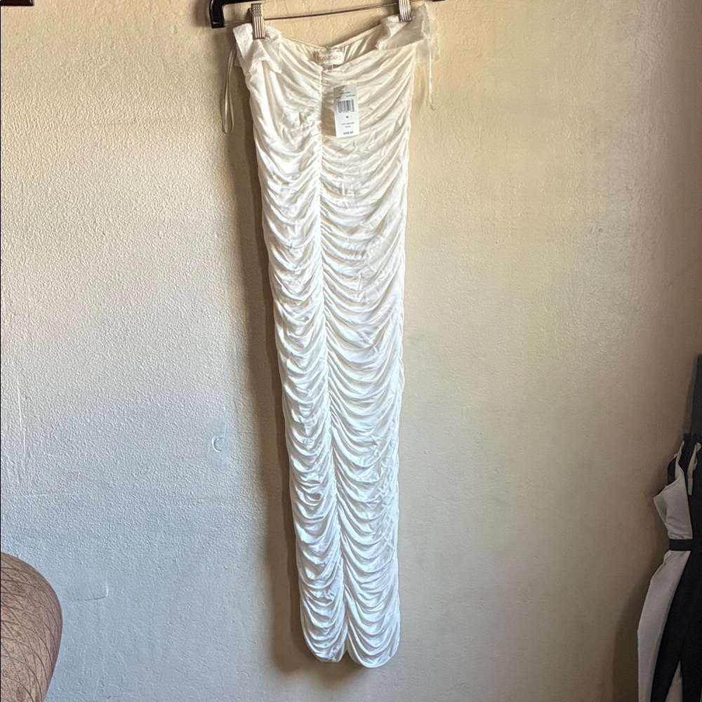 Ronny Kobo Collection White Backless Dress